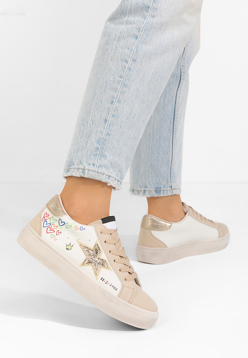 Scarpe da ginnastica donna Williamira beige