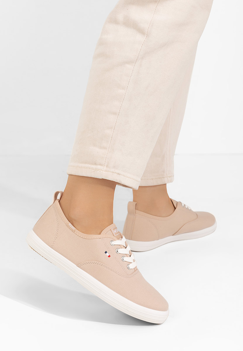 Scarpe da ginnastica donna Mikki cachi