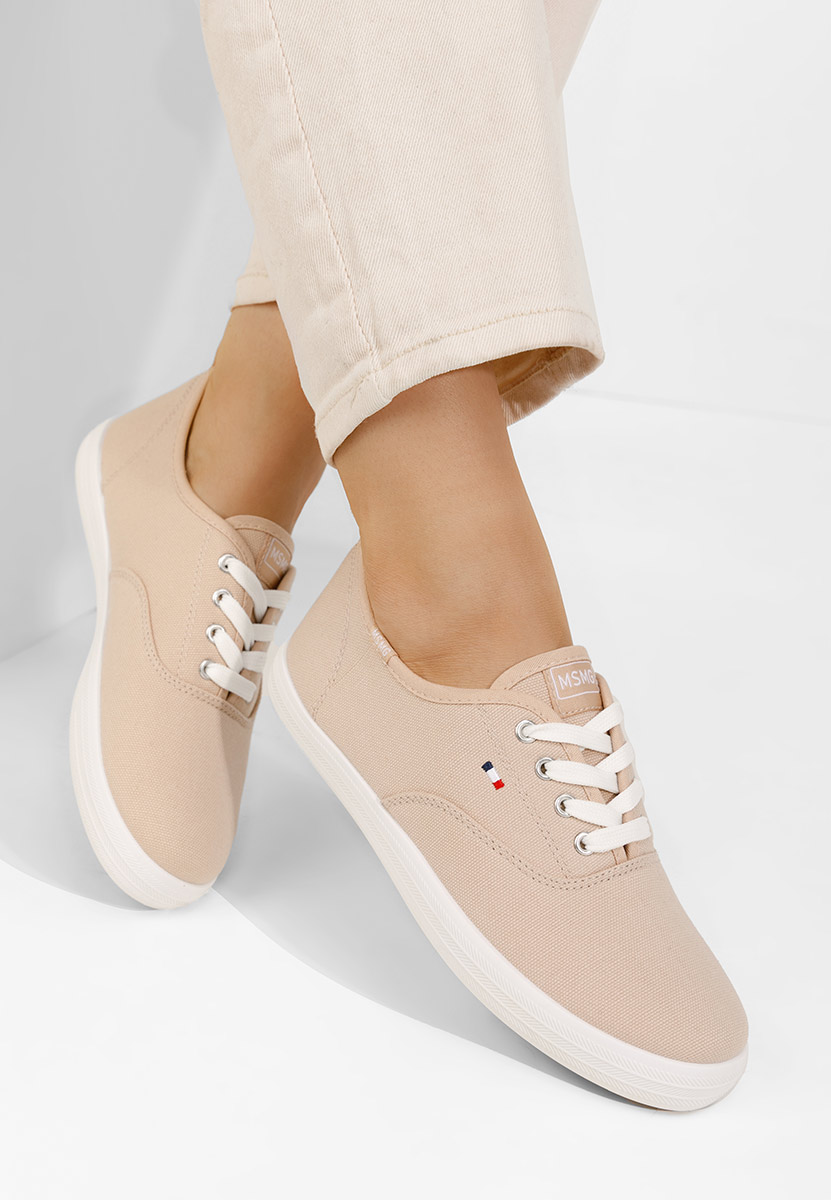 Scarpe da ginnastica donna Mikki cachi