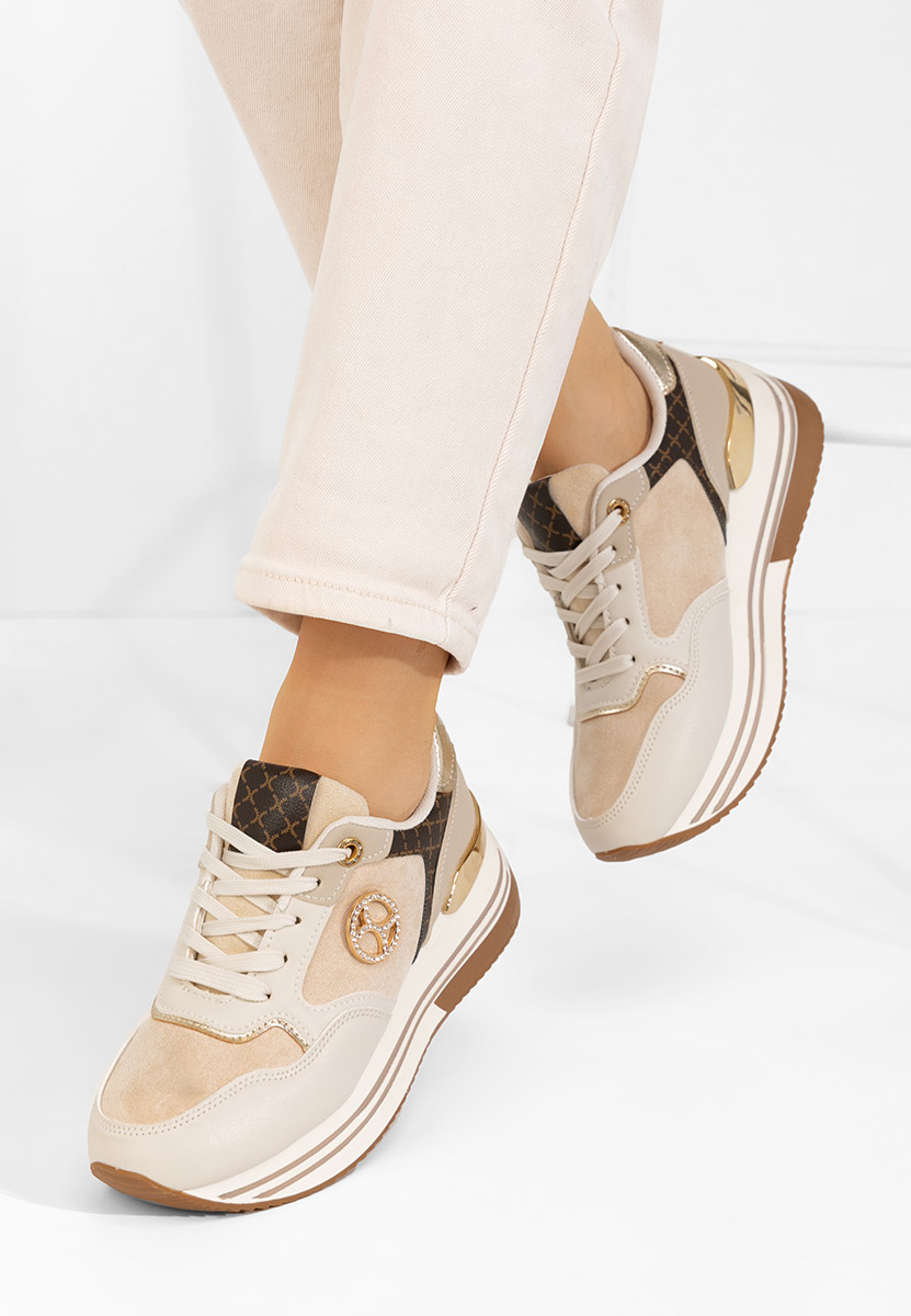 Sneakers donna Suzanna beige