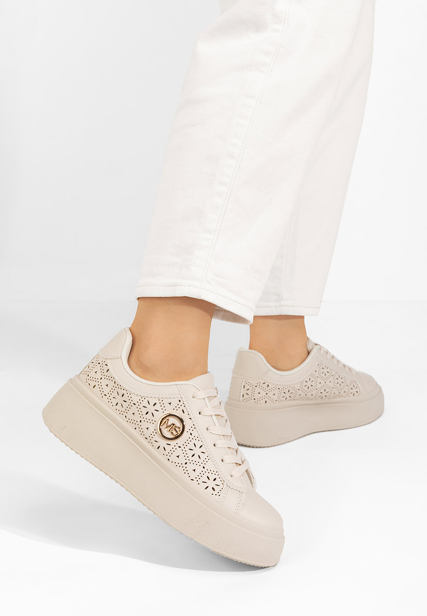 Sneakers con zeppa Nidya V2 beige