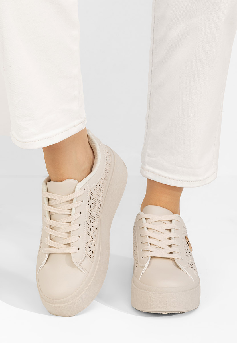 Sneakers con zeppa Nidya V2 beige