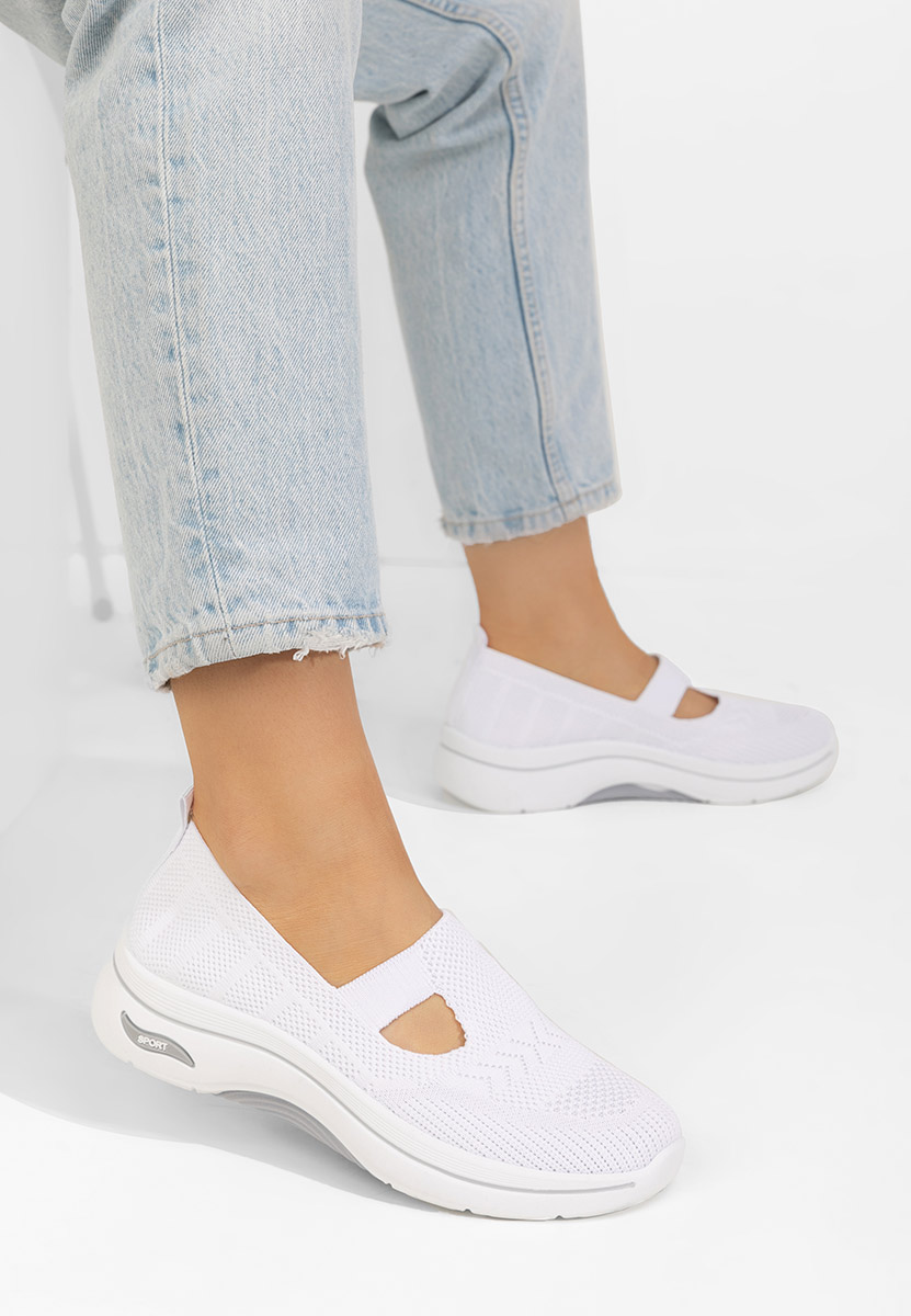 Scarpe basse donna Freeda bianchi
