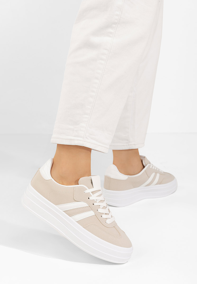 Sneakers donna Allyna beige