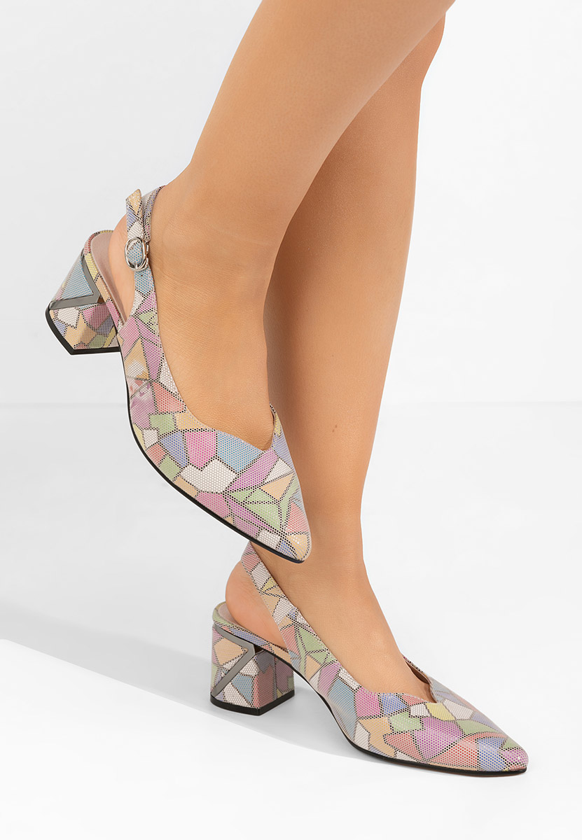 Décolleté Slingback Kyanna colorate