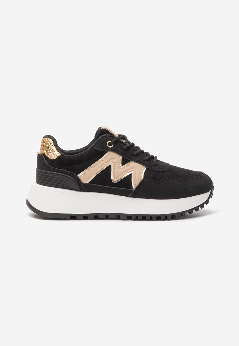 Sneakers con zeppa Ahri nero