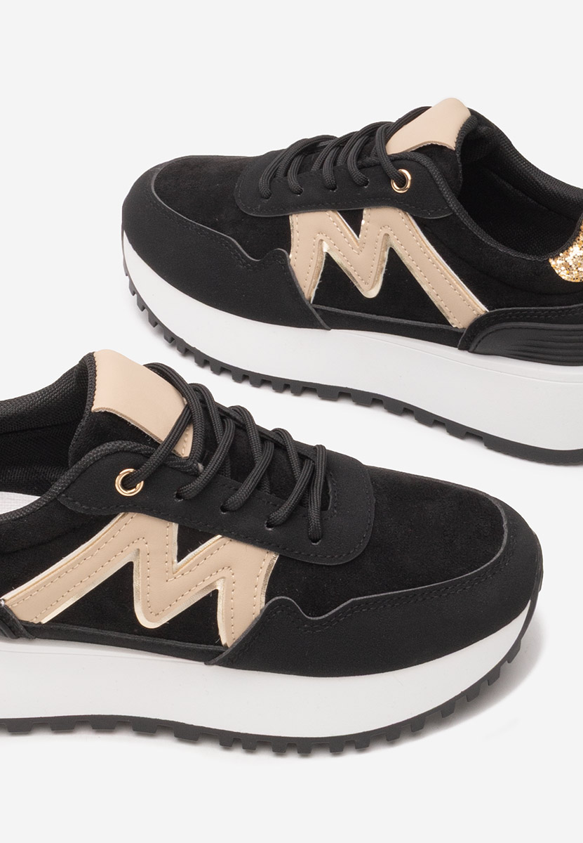 Sneakers con zeppa Ahri nero
