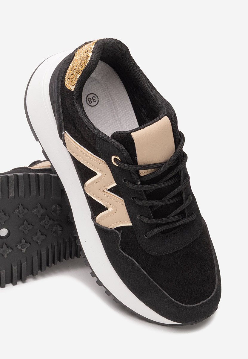 Sneakers con zeppa Ahri nero