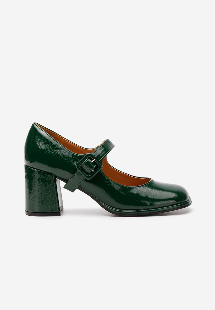 Décolleté tacco largo Terresa verdi