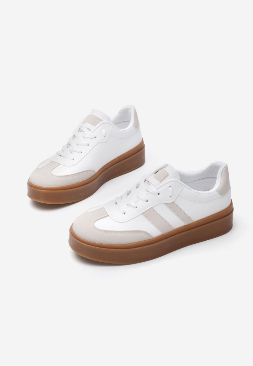 Sneakers donna Namy beige