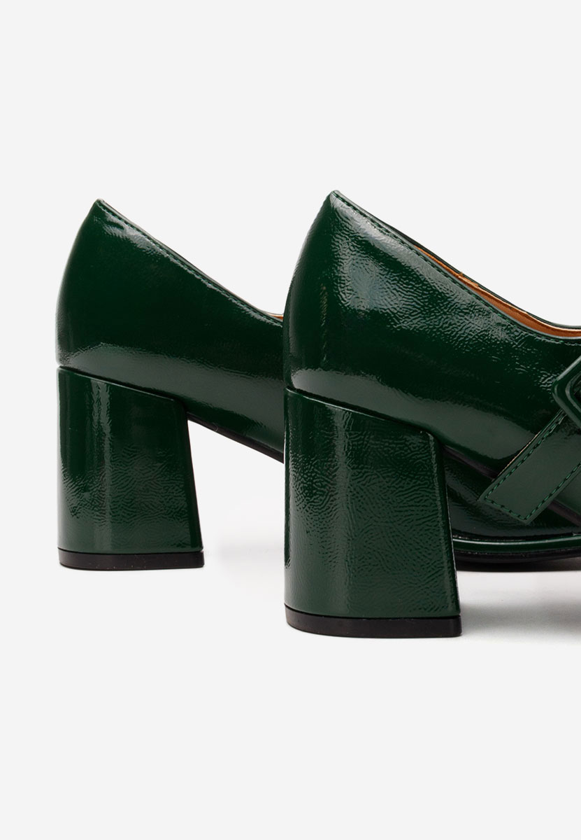 Décolleté tacco largo Terresa verdi