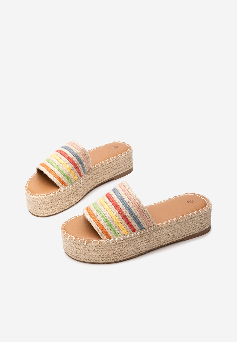 Ciabatte platform Kerrie colorate