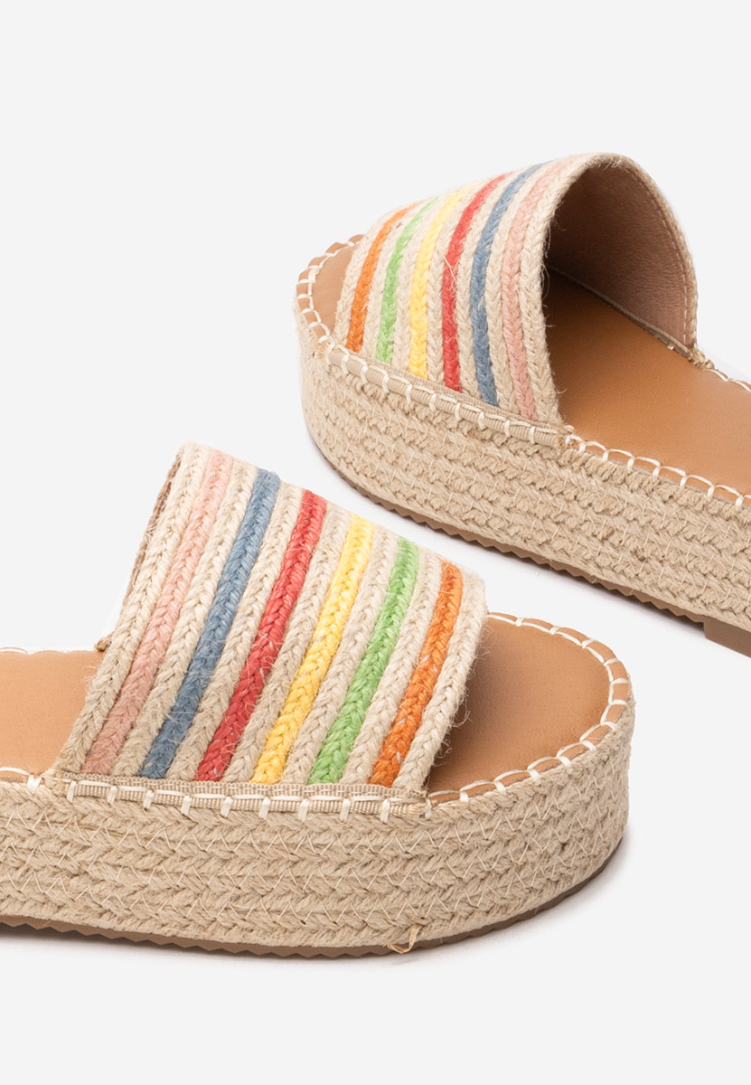 Ciabatte platform Kerrie colorate