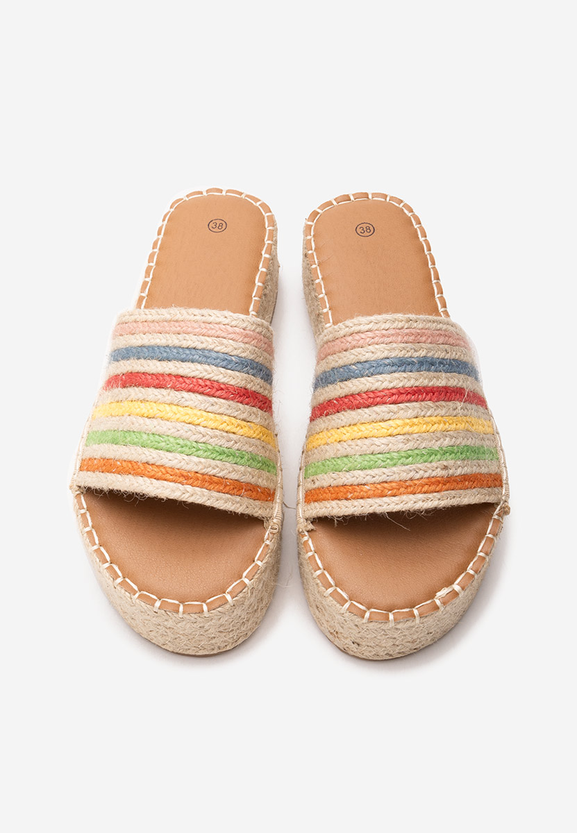Ciabatte platform Kerrie colorate