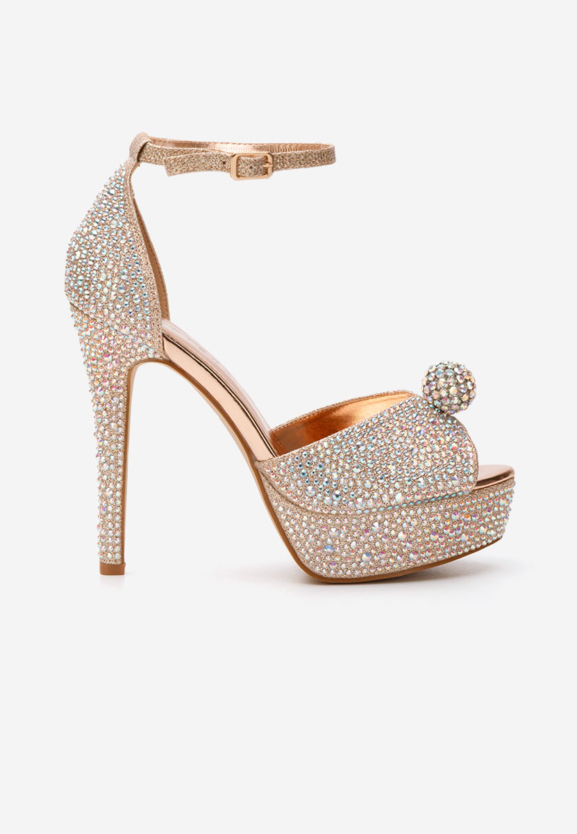 Sandali eleganti Zinaila champagne