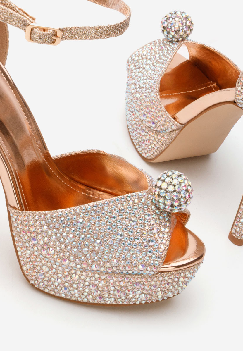 Sandali eleganti Zinaila champagne