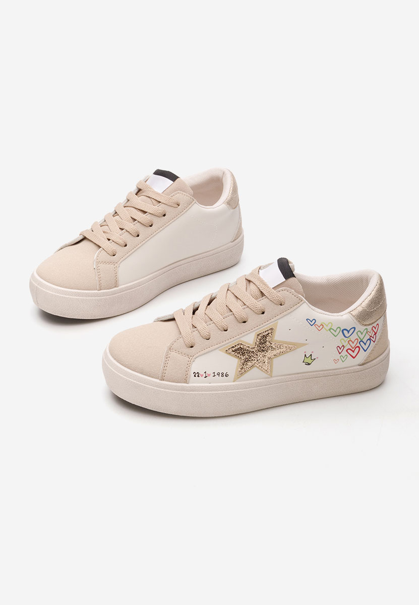 Scarpe da ginnastica donna Williamira beige