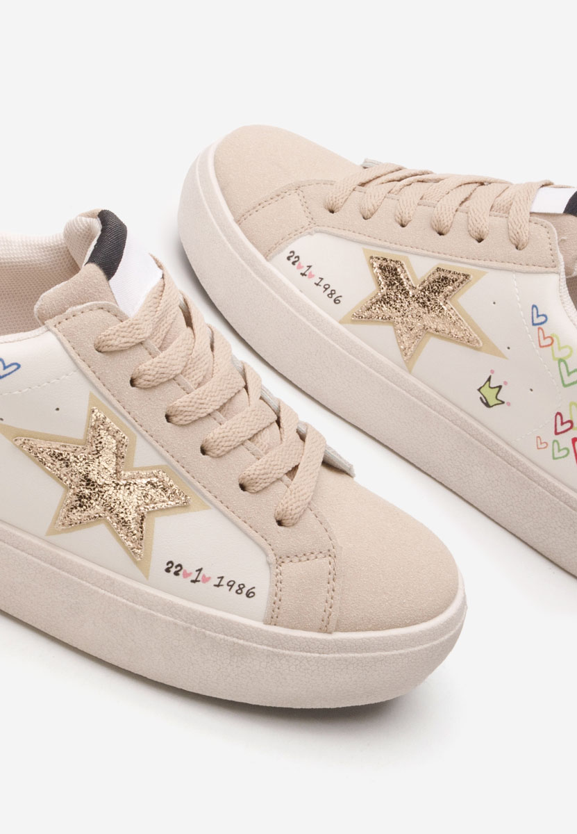 Scarpe da ginnastica donna Williamira beige