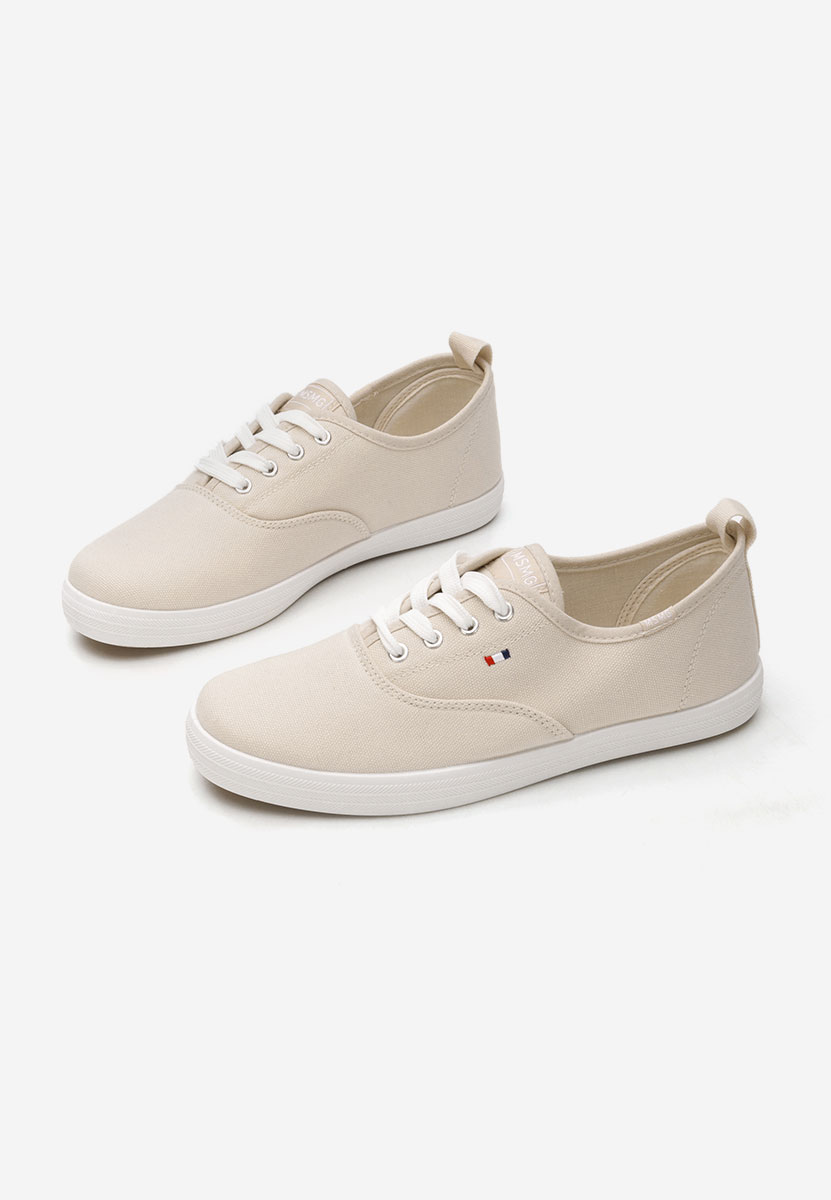 Scarpe da ginnastica donna Mikki beige