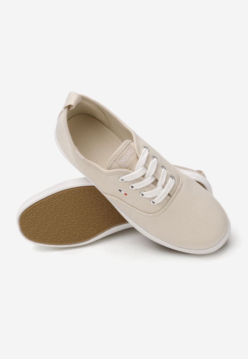 Scarpe da ginnastica donna Mikki beige