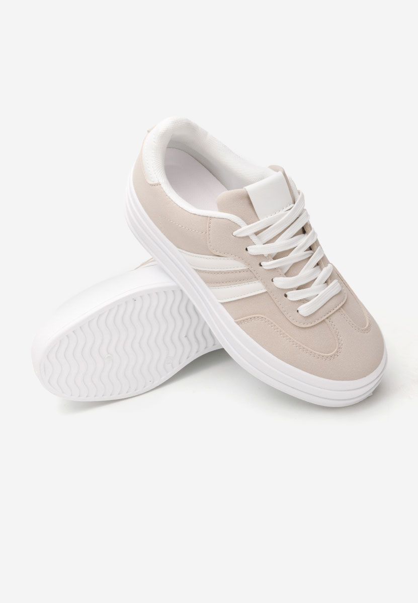 Sneakers donna Allyna beige