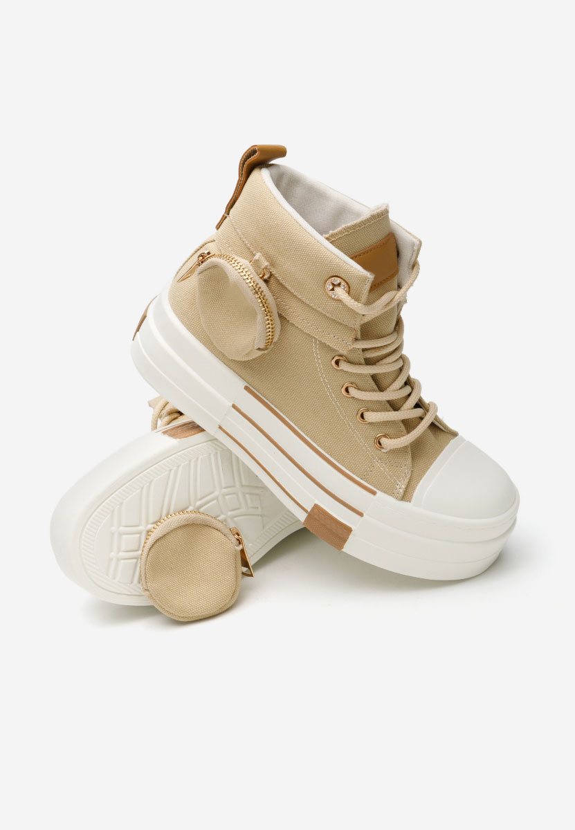 Scarpe da ginnastica High-Top Sharita cachi