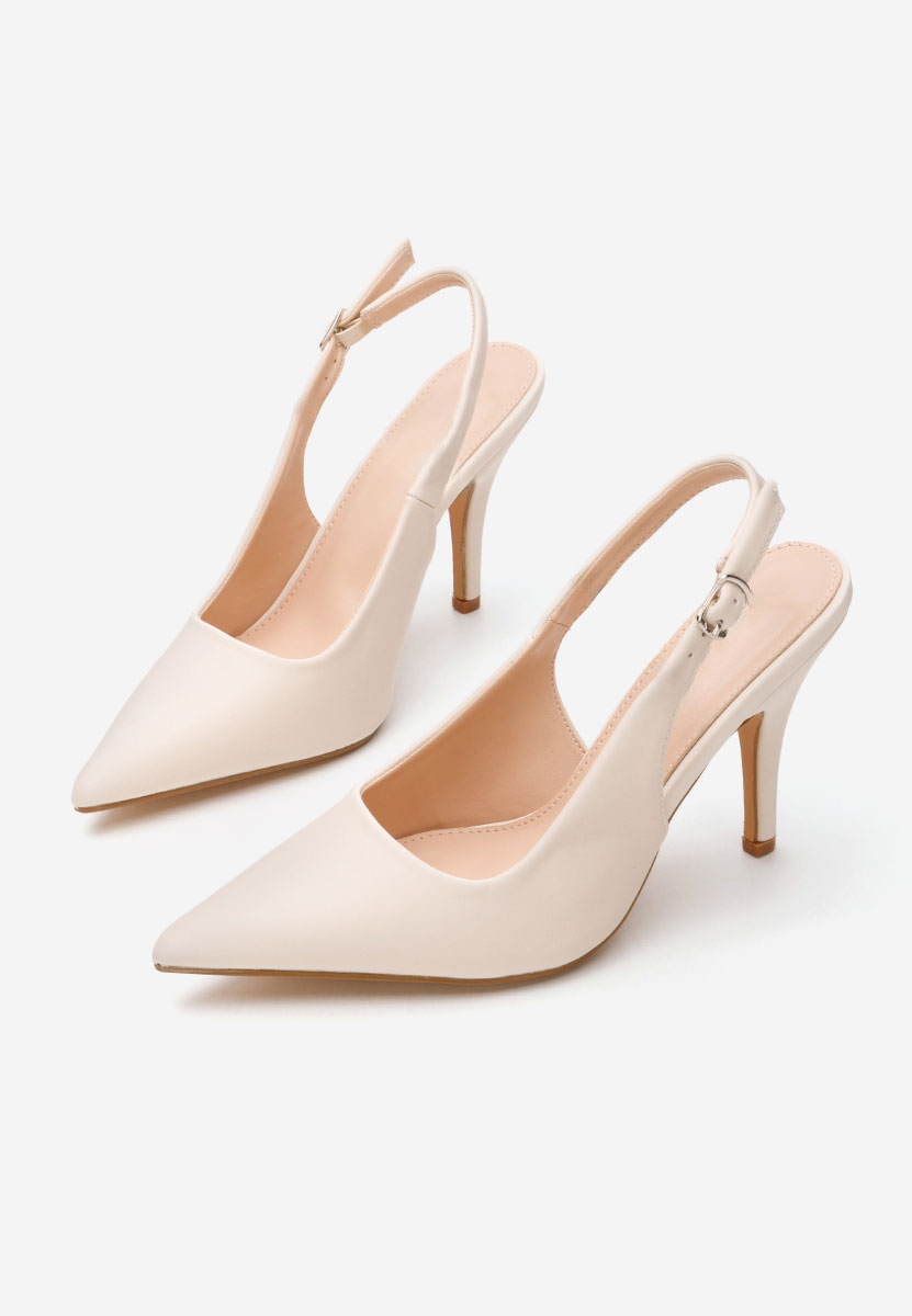 Décolleté tacco a spillo Teena beige