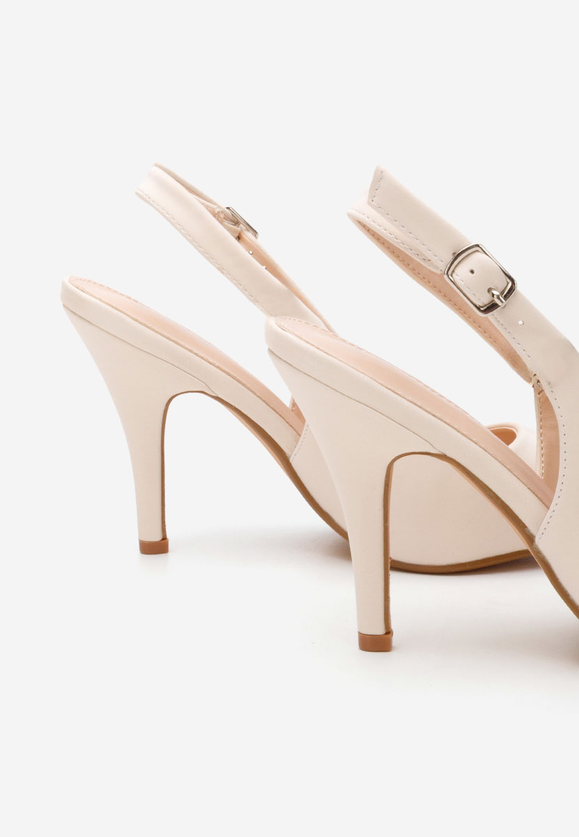 Décolleté tacco a spillo Teena beige