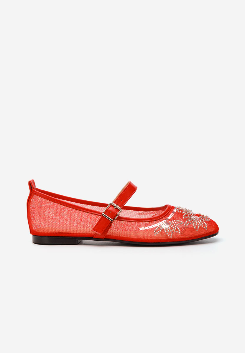 Ballerine Theressa rosso