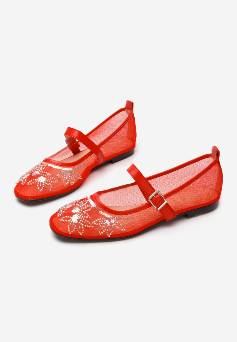 Ballerine Theressa rosso