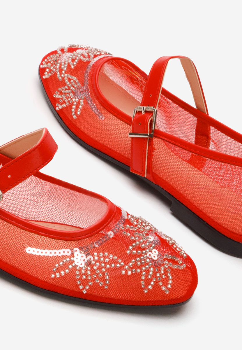 Ballerine Theressa rosso