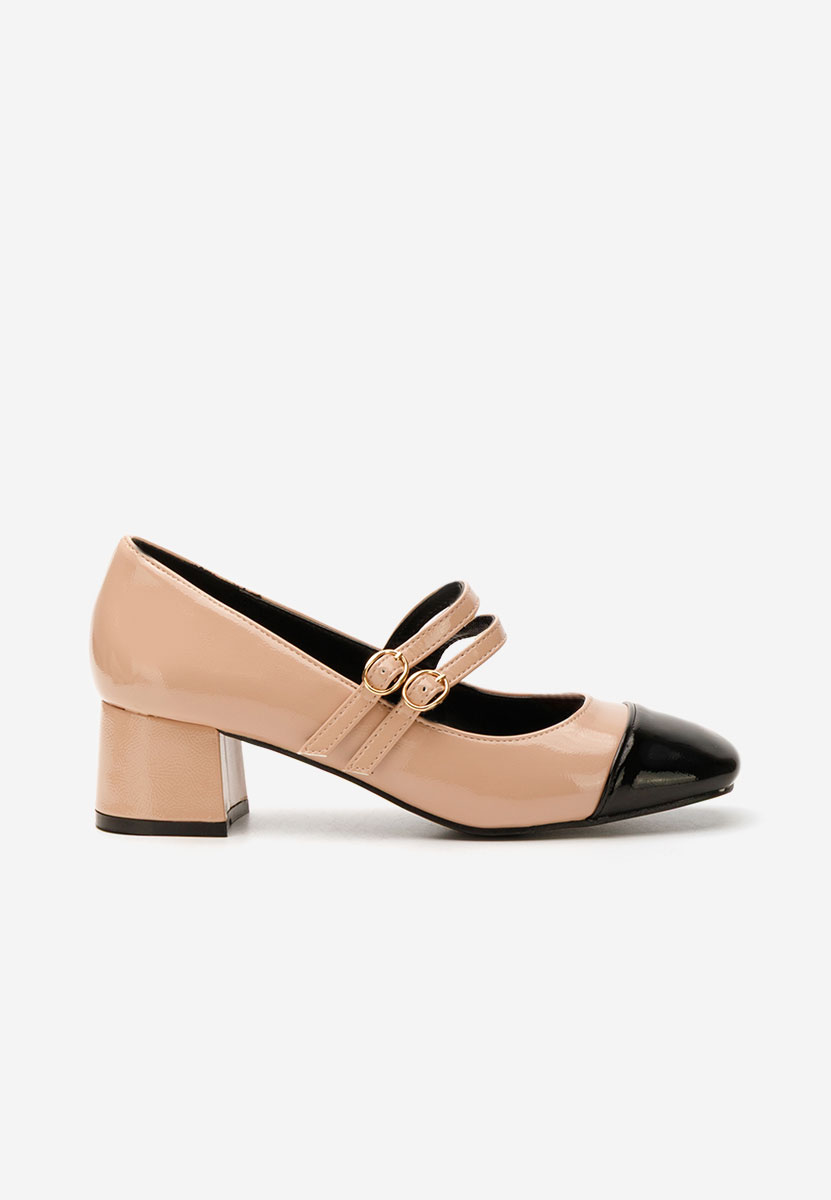 Décolleté tacco largo Marilee beige
