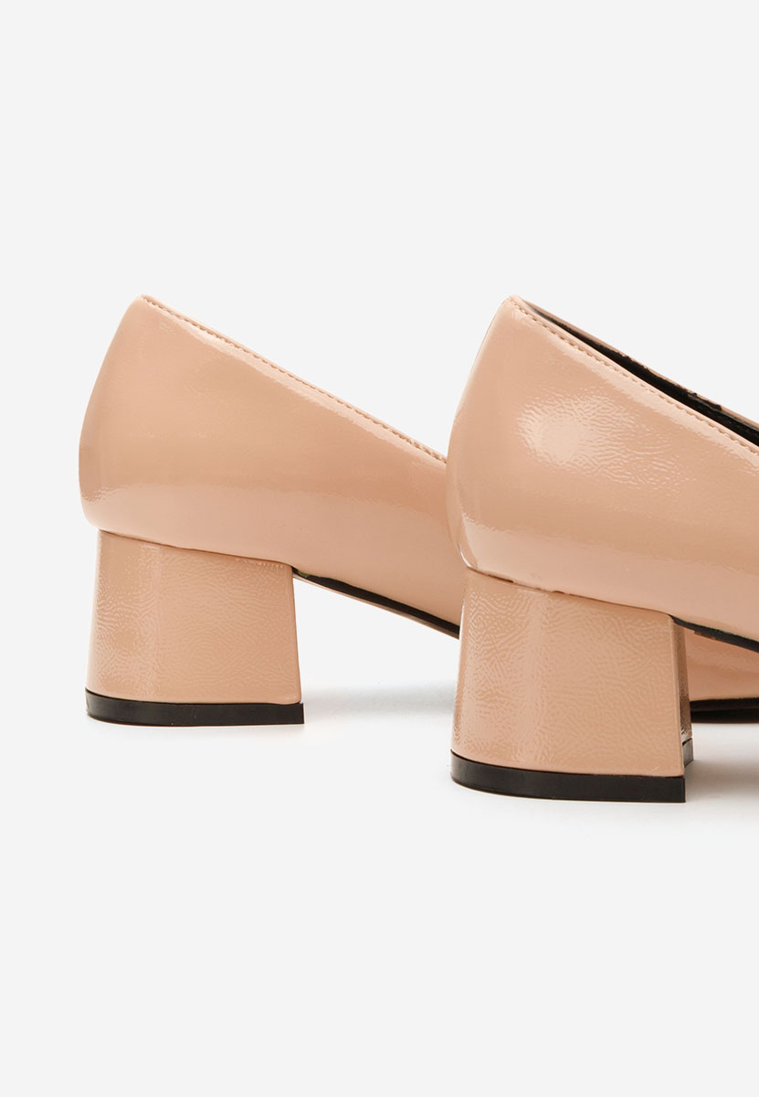 Décolleté tacco largo Marilee beige