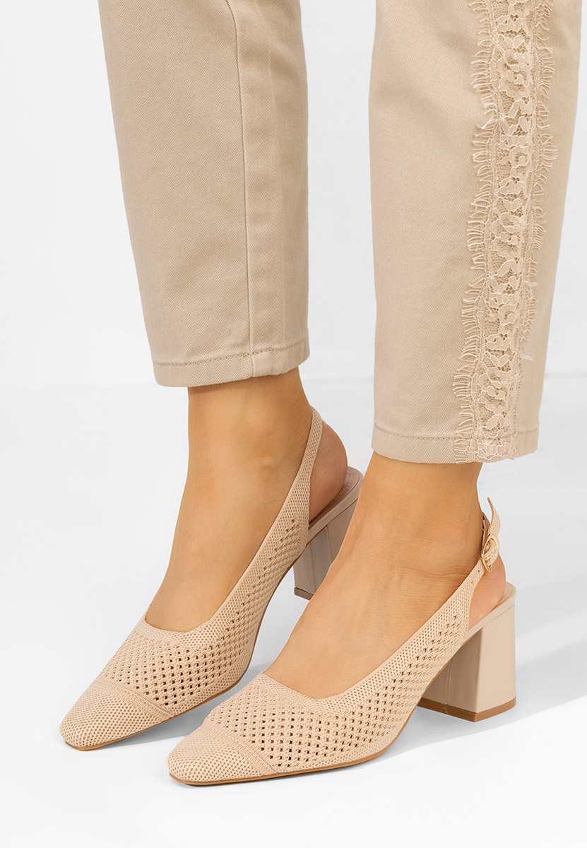 Décolleté Slingback Patria beige