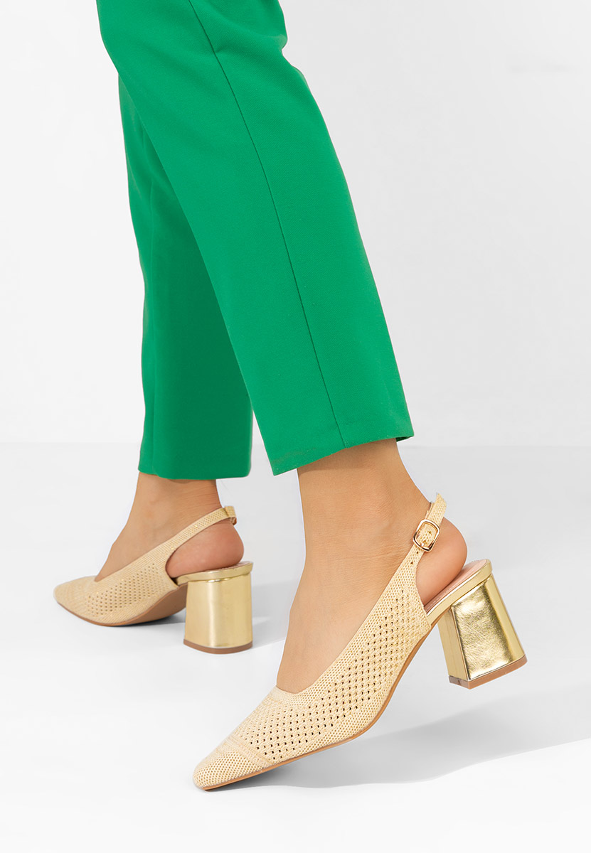 Décolleté Slingback Patria oro