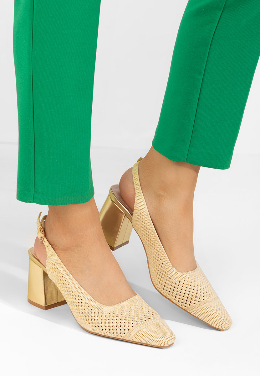 Décolleté Slingback Patria oro