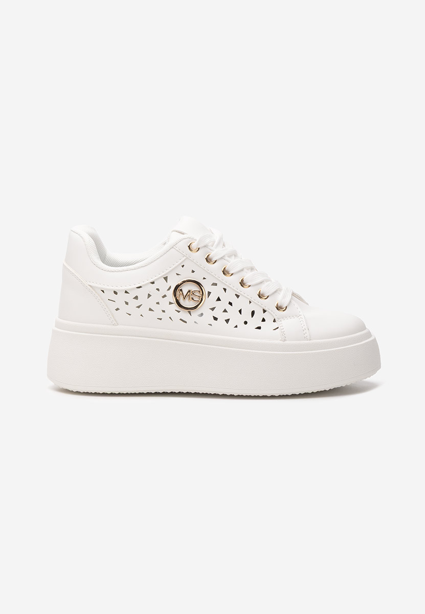 Sneakers con plateau Nicolette bianchi