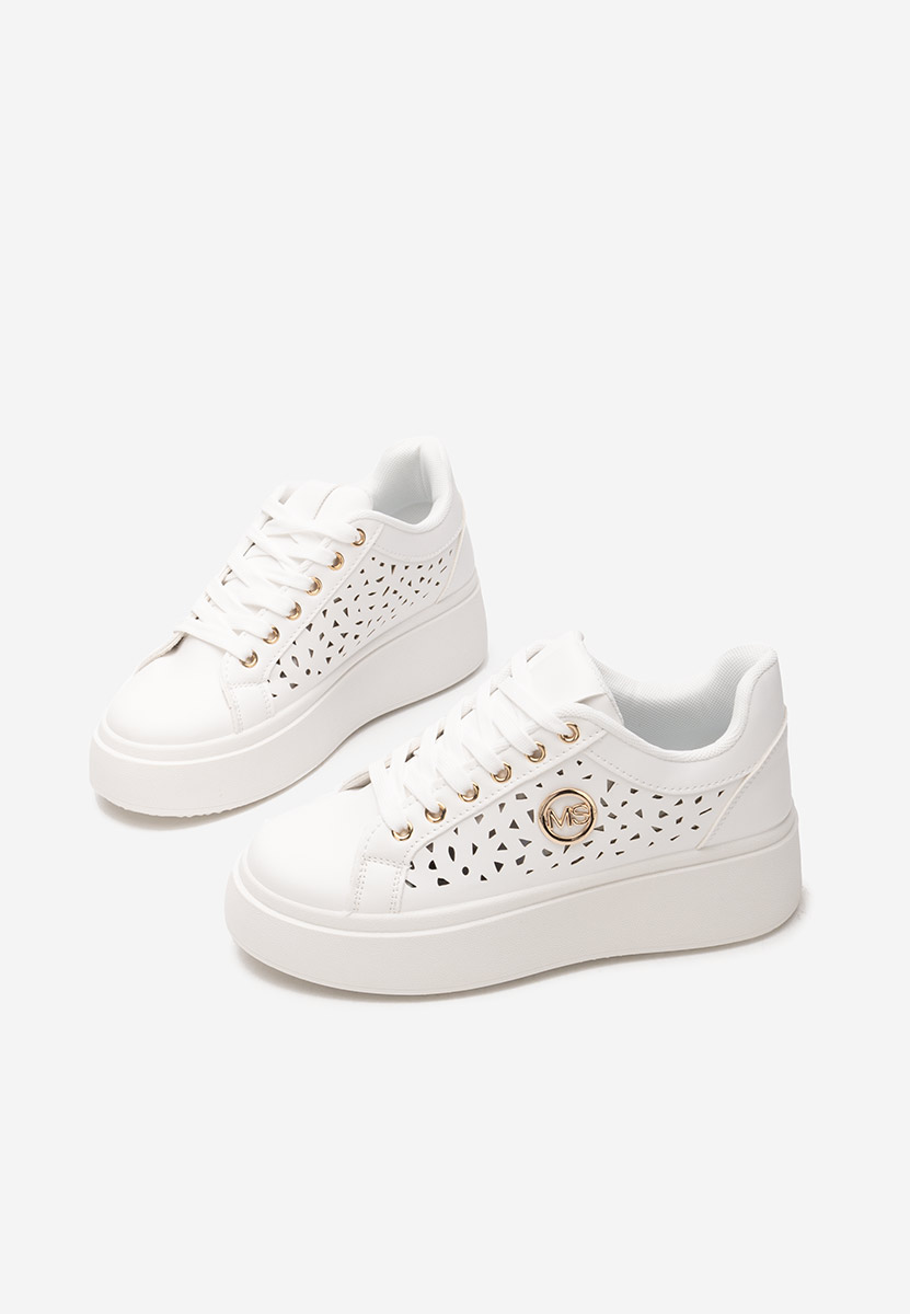 Sneakers con plateau Nicolette bianchi
