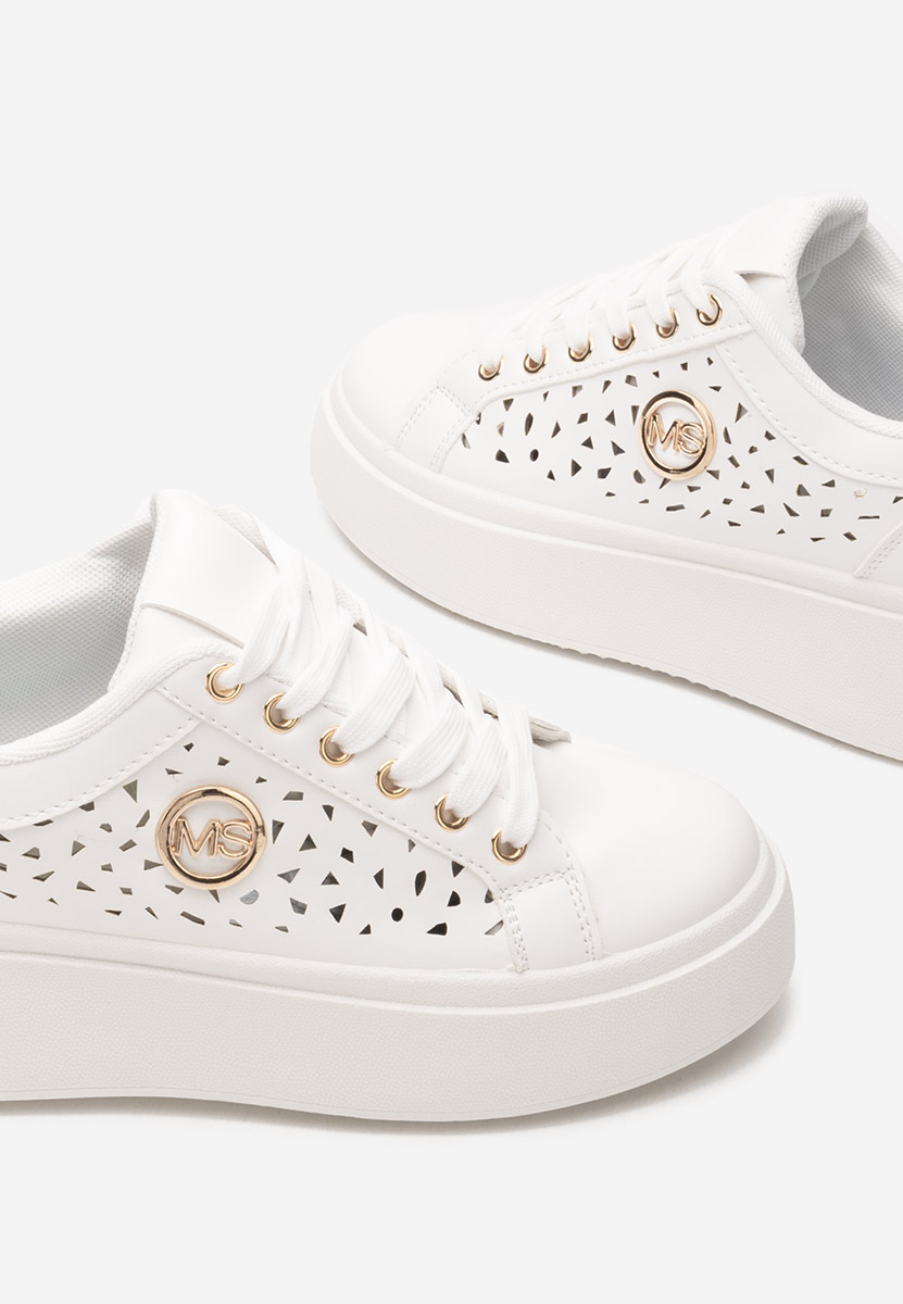 Sneakers con plateau Nicolette bianchi