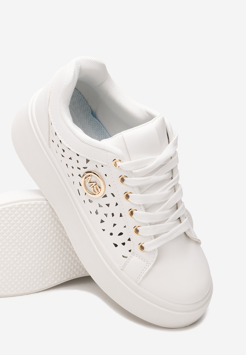 Sneakers con plateau Nicolette bianchi