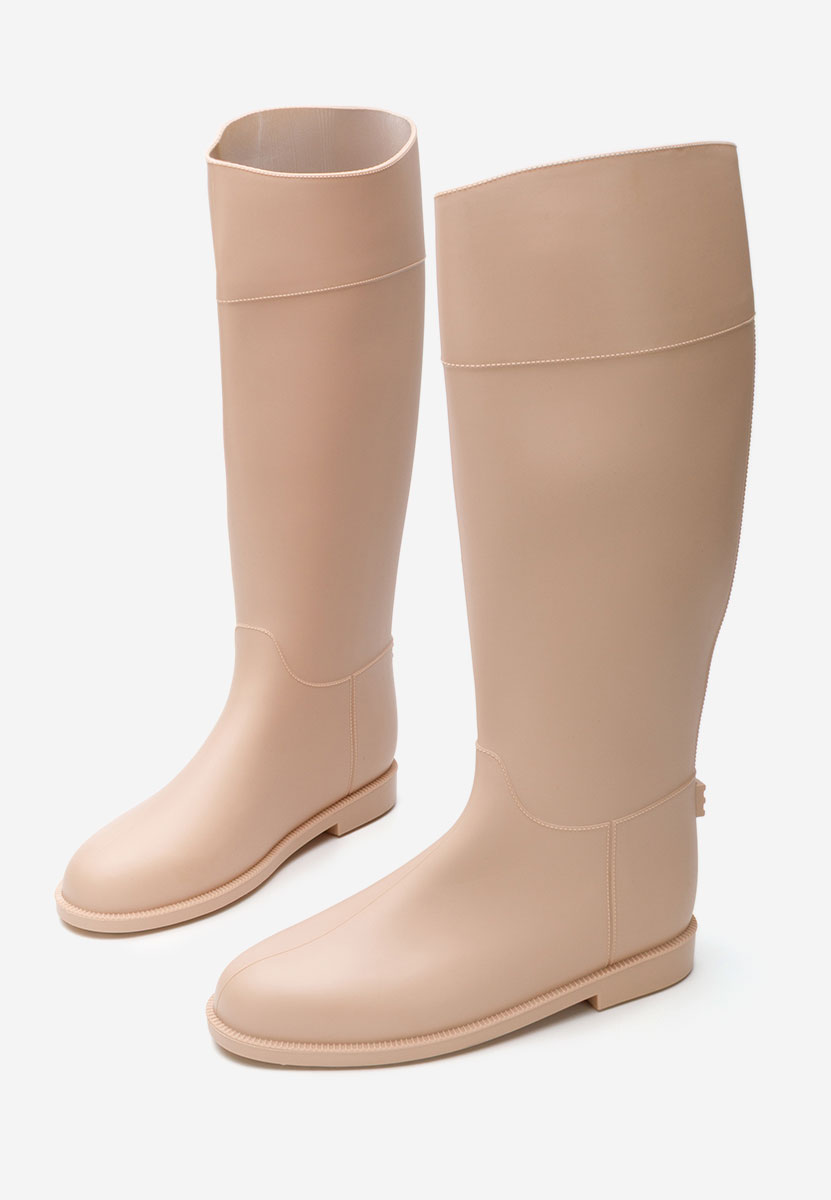 Stivali di gomma donna Angelena beige