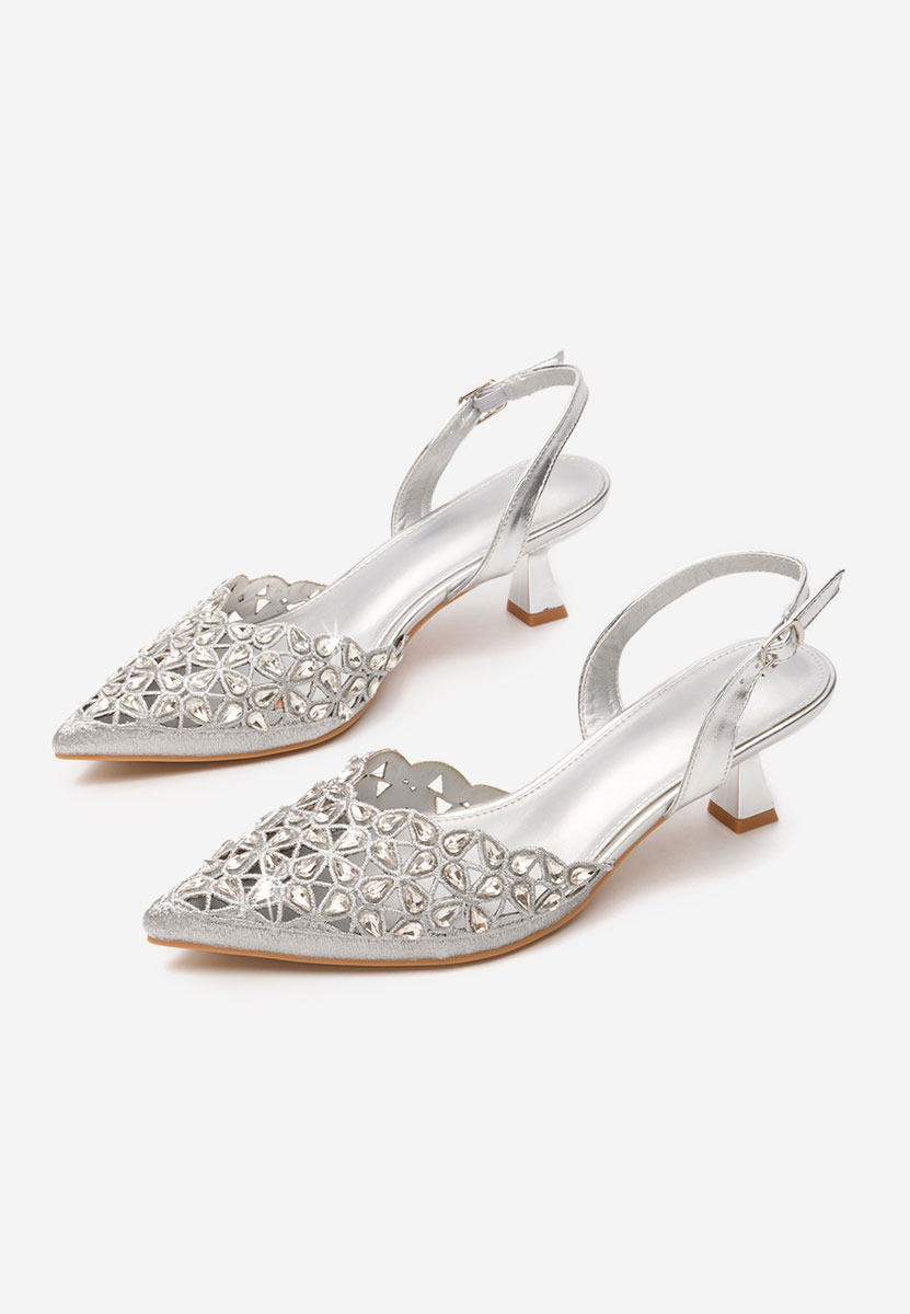 Décolleté Slingback Melonie argento