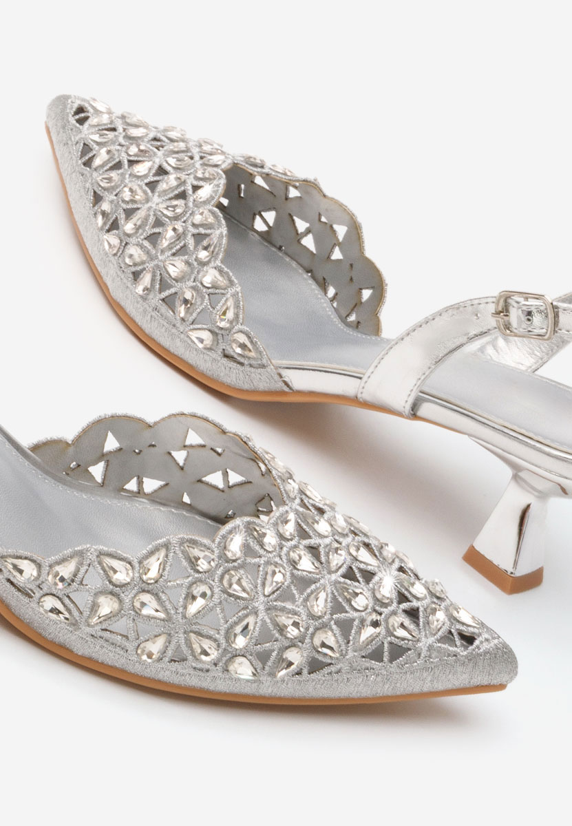 Décolleté Slingback Melonie argento