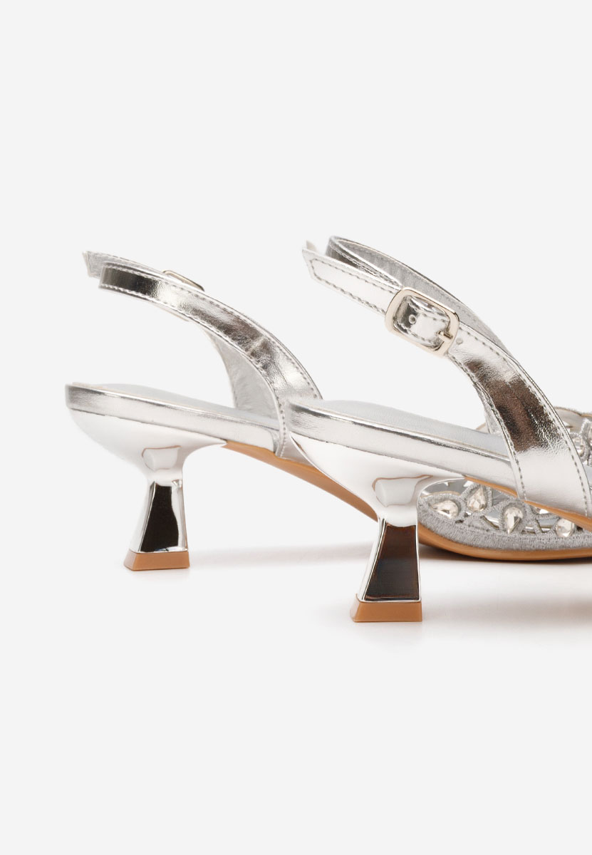 Décolleté Slingback Melonie argento