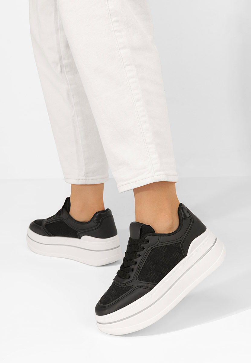 Sneakers con plateau Elouisa nero