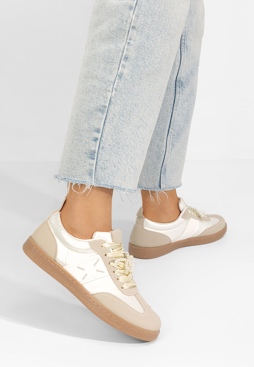 Sneakers donna Jenette beige