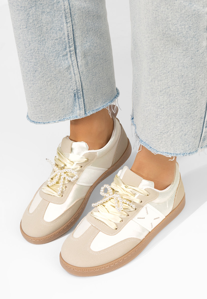Sneakers donna Jenette beige