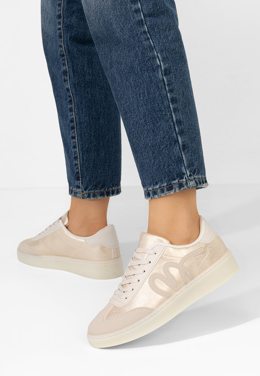 Sneakers donna Melise beige