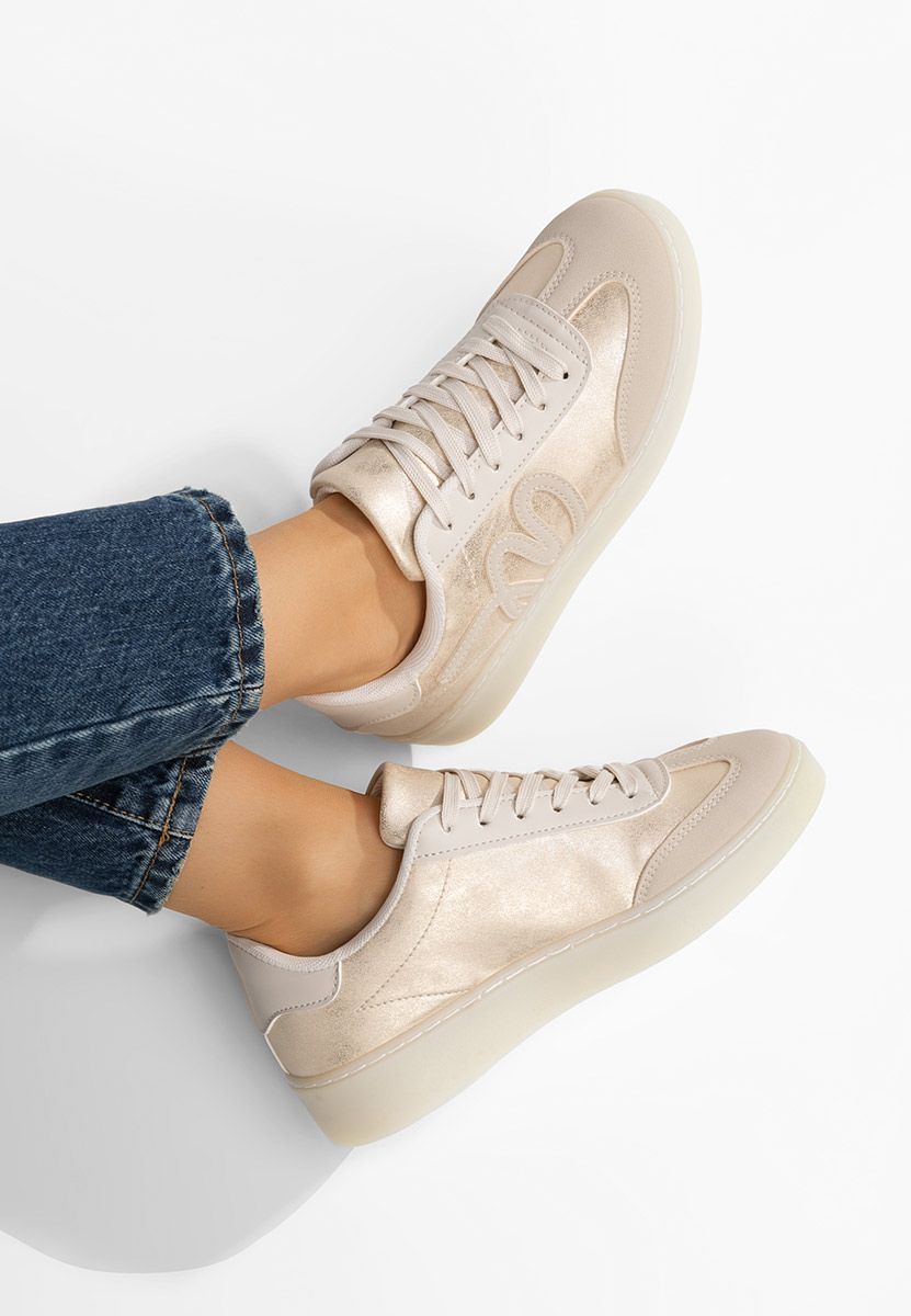 Sneakers donna Melise beige