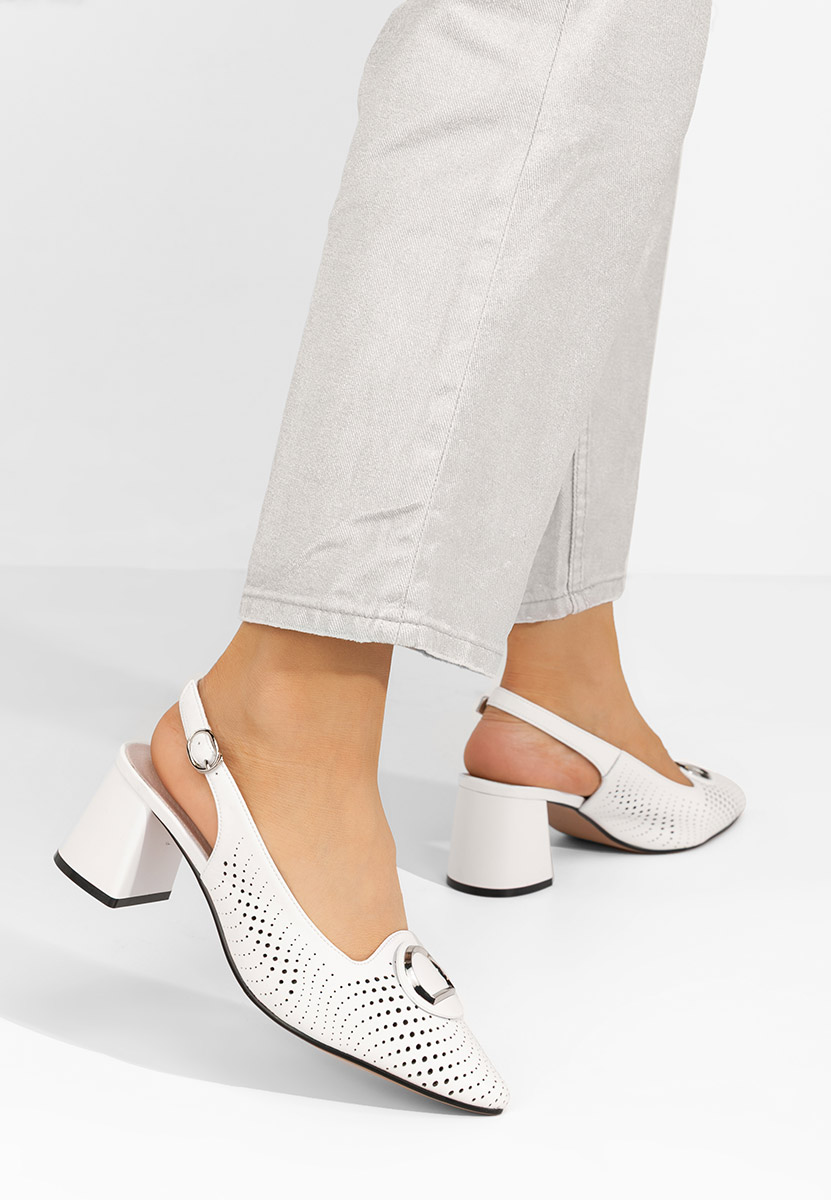 Décolleté Slingback Rosamona bianchi